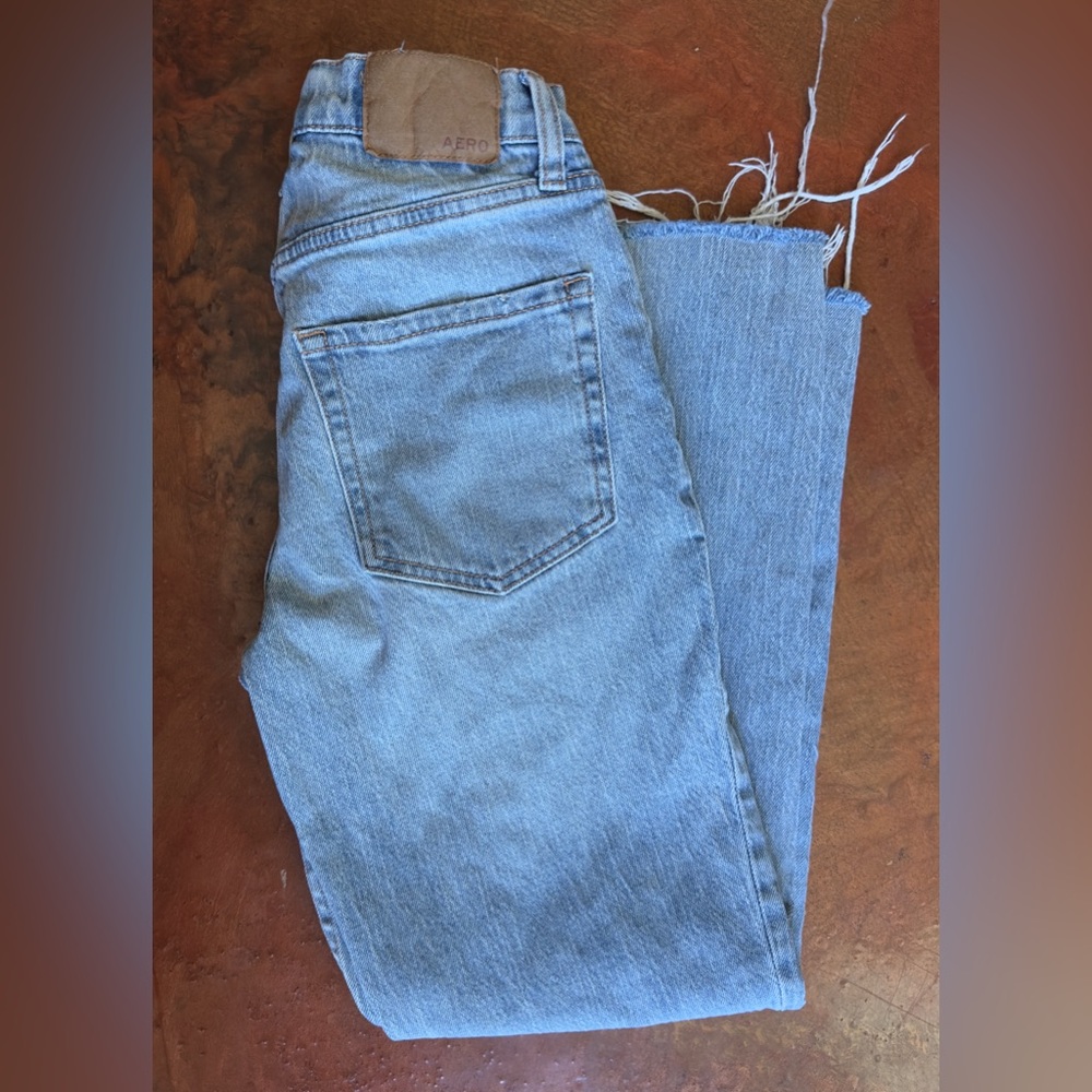 Aeropostale High Rise Mom Jeans